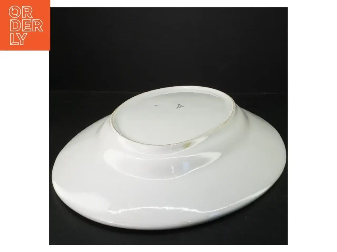 Billede 3 - Dekorativ oval keramikfad (str. 51 x 30 cm)