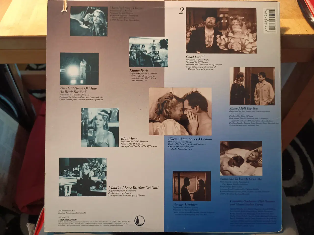 Billede 2 - Moonlighting Soundtrack på LP.
