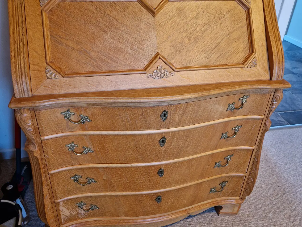 Billede 3 - Antik skænk i eg