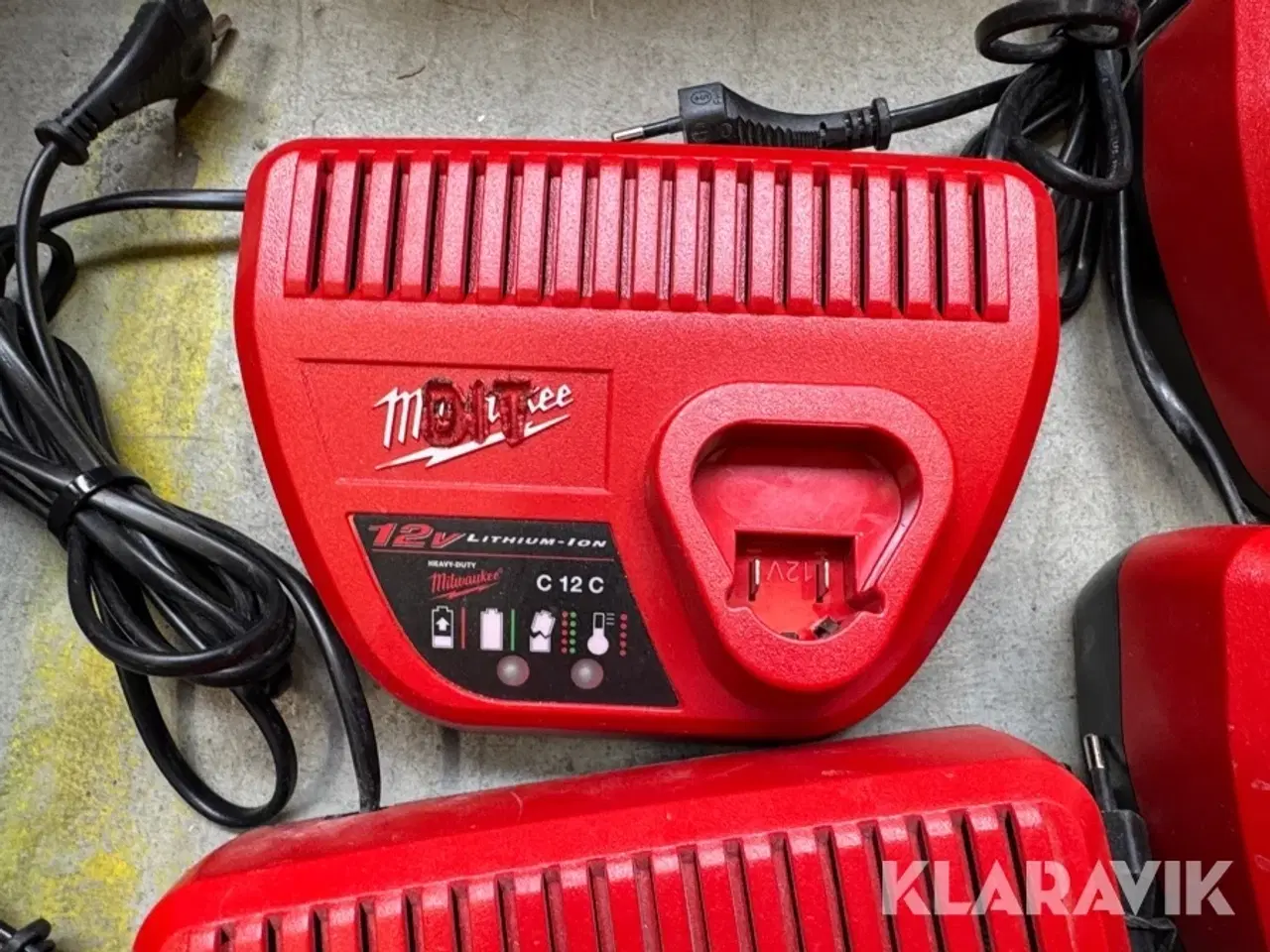 Billede 6 - Batteri oplader til 12 volt Milwaukee 12 V 6 styks