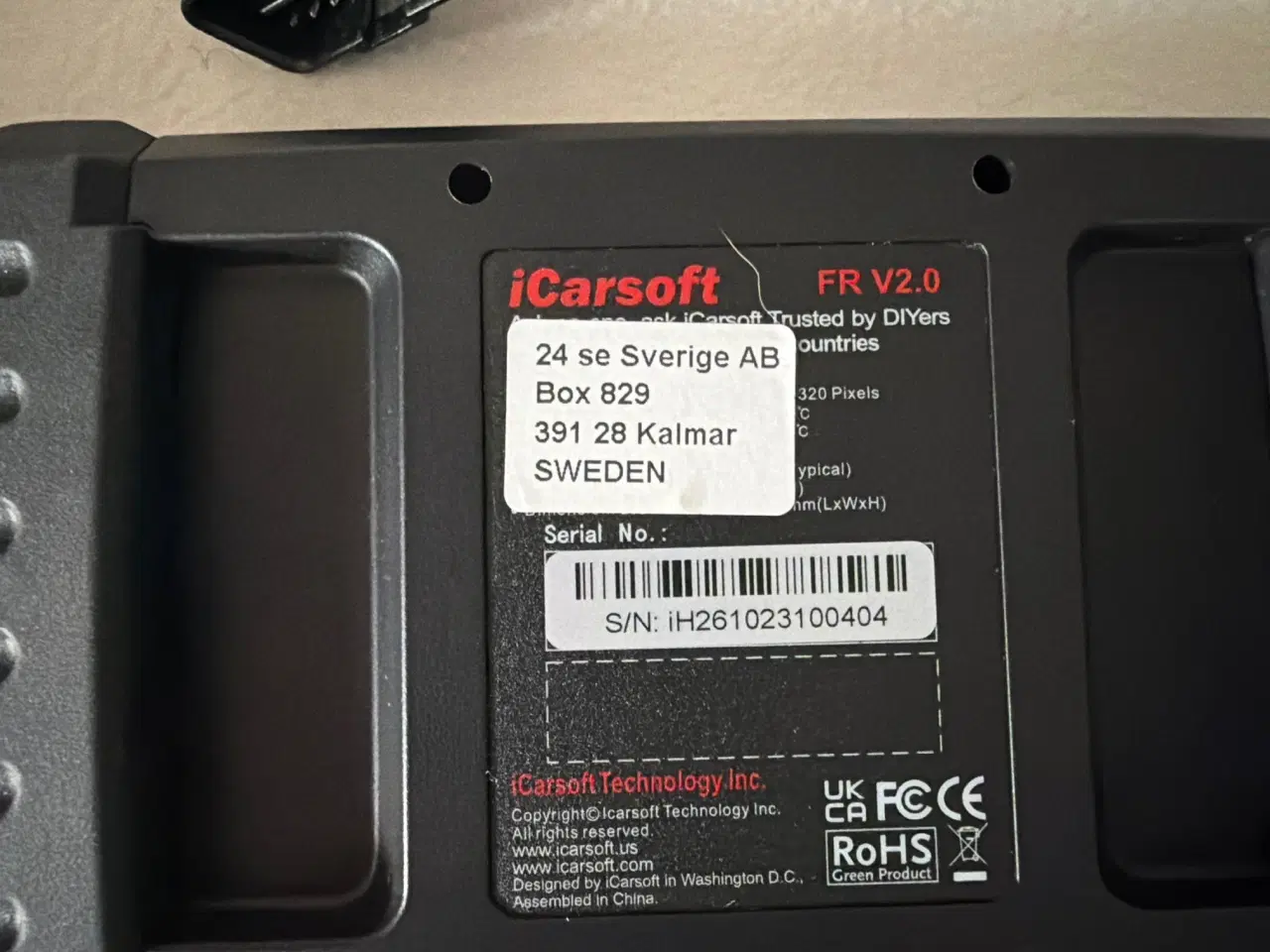 Billede 4 - Computer til udlæsning/slet af koder fra biler