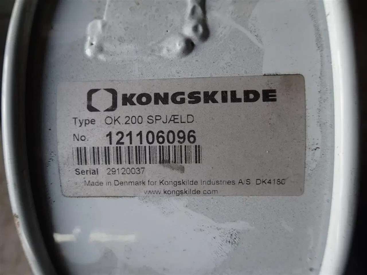 Billede 2 - Kongskilde Spjæld / skod OK200