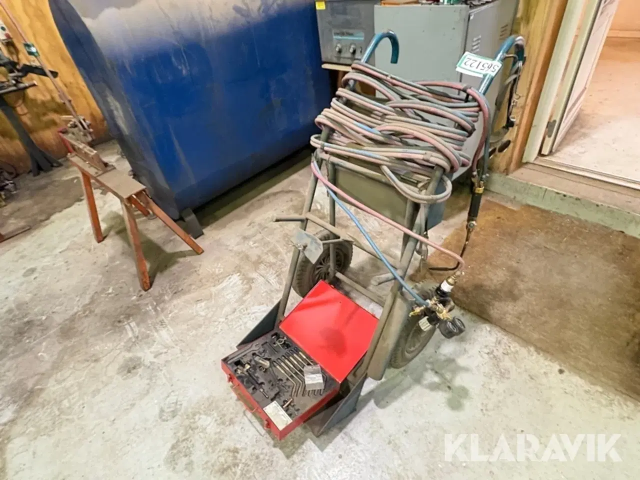 Billede 1 - Gas og ilt vogn