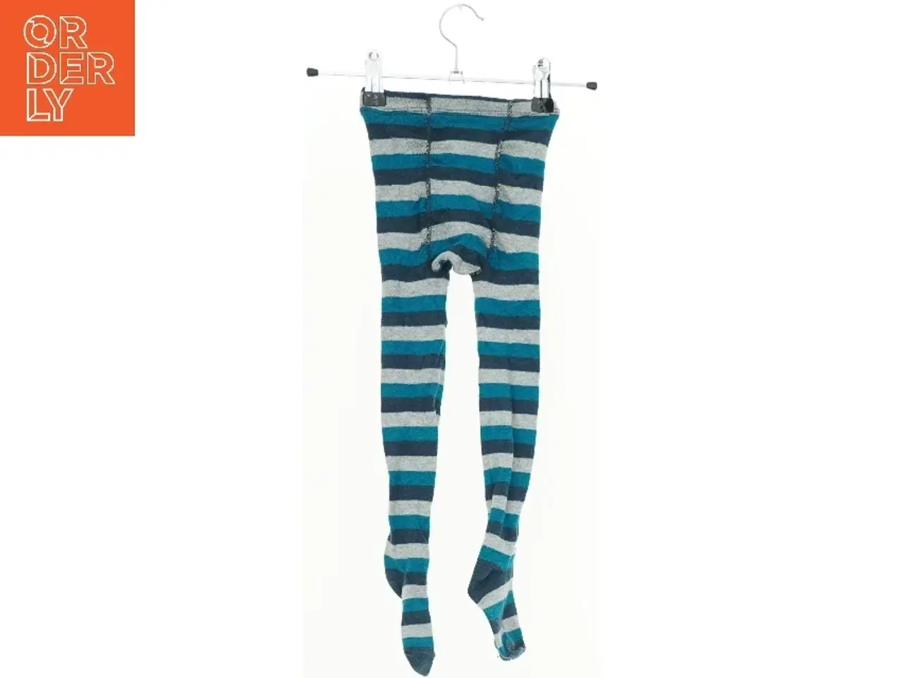 Billede 2 - Strømpebukser med striber (str. 104)
