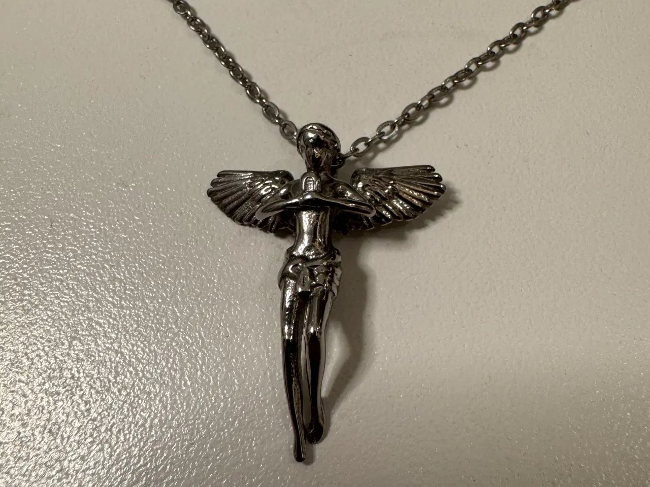 Billede 2 - Sølvbelagt halskæde sælges 