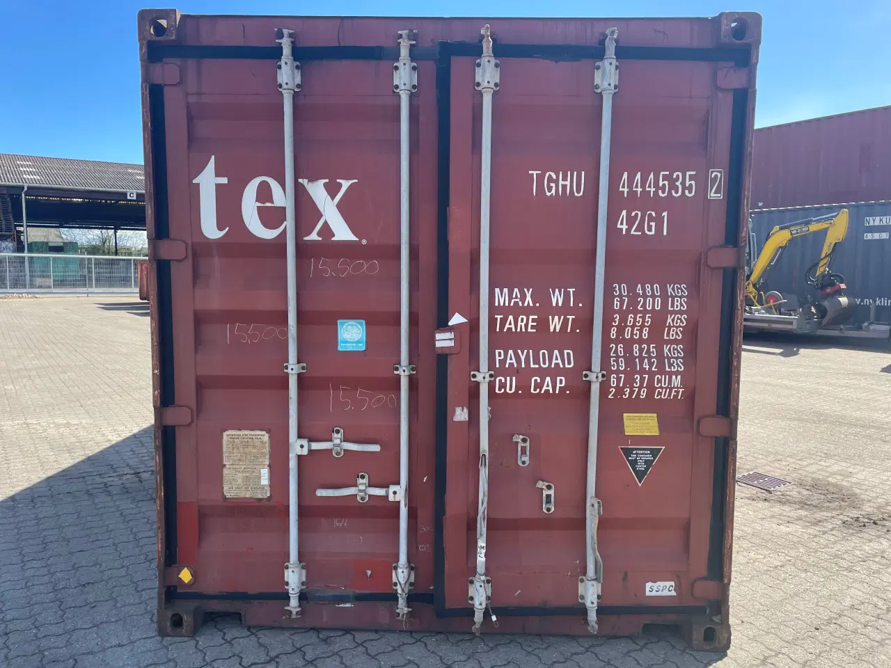 Billede 1 - 40 fods DC Container Står på Sjælland- ID: TGHU 44