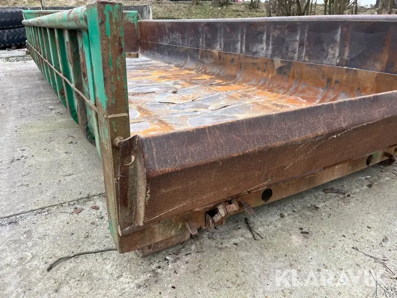 Billede 5 - Container til wirehejs Miljø-Art med hydraulisk bagsmæk