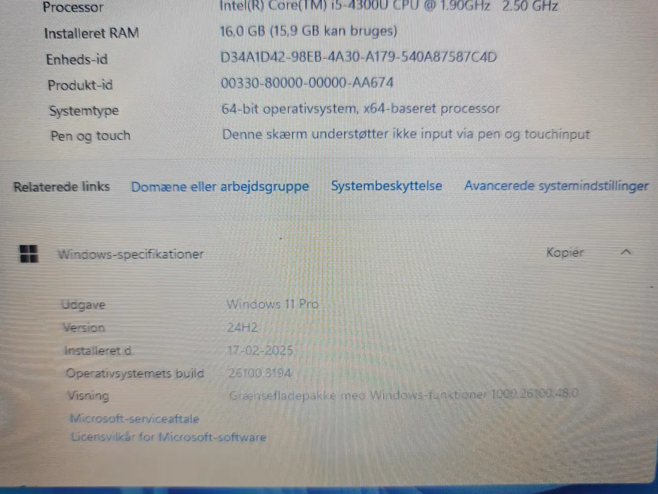 Billede 2 - Hp elitebook 840. i5 med 16 gb Ram og 256 ssddisk