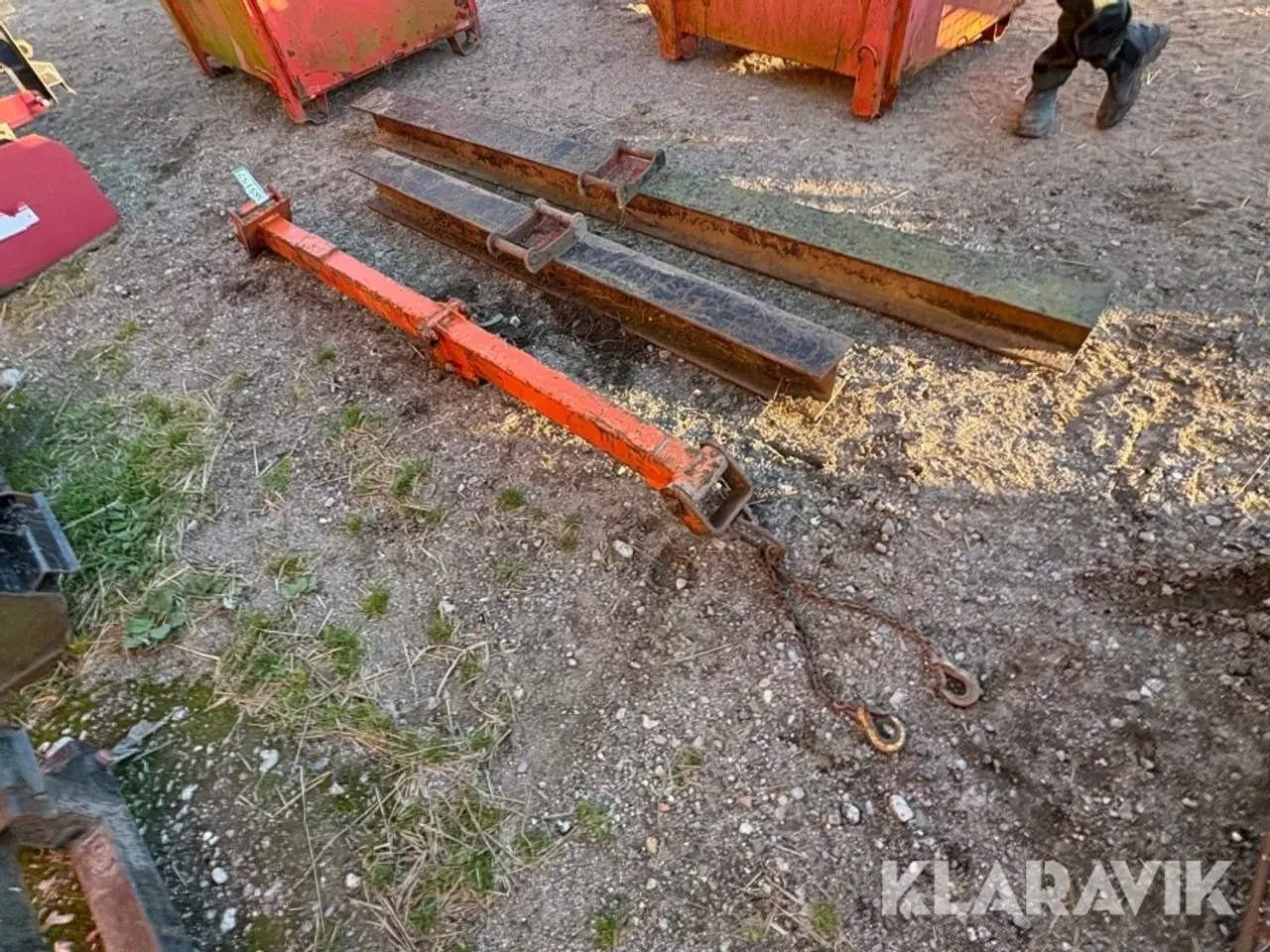 Billede 4 - Afrettere og kranarm
