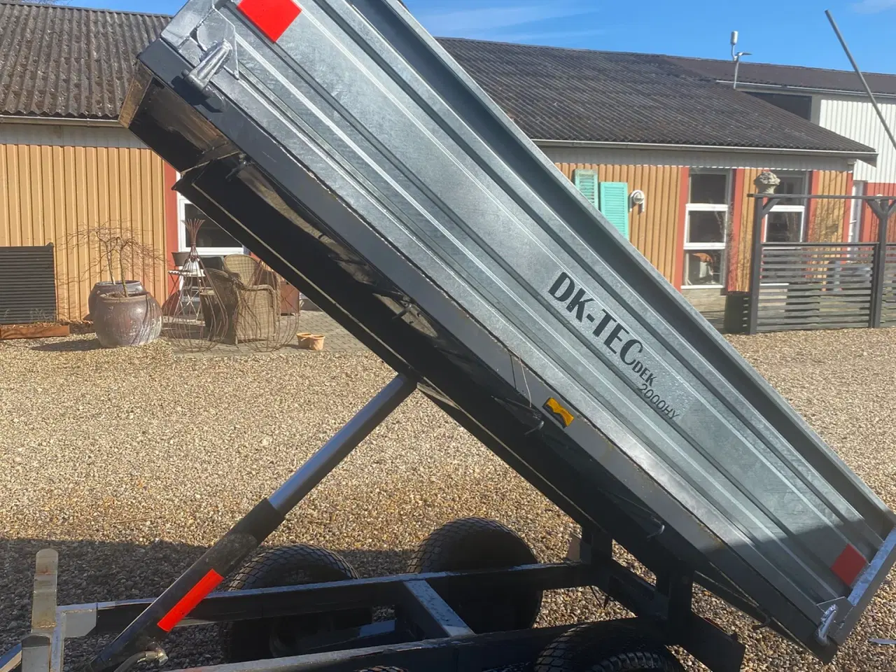 Billede 1 - Galvaniseret tipvogn 2 ton – DK-TEC, 2018
