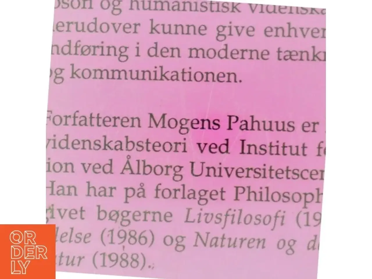 Billede 3 - Mennesket og dets udtryksformer af Mogens Pahuus (Bog)