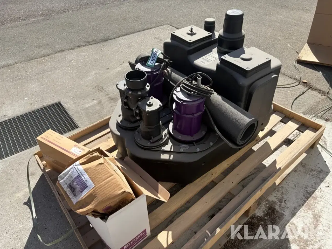 Billede 3 - Pumpe- og løftestation Kessel Aqualift F XL 1400 W S3 Duo 200 liter