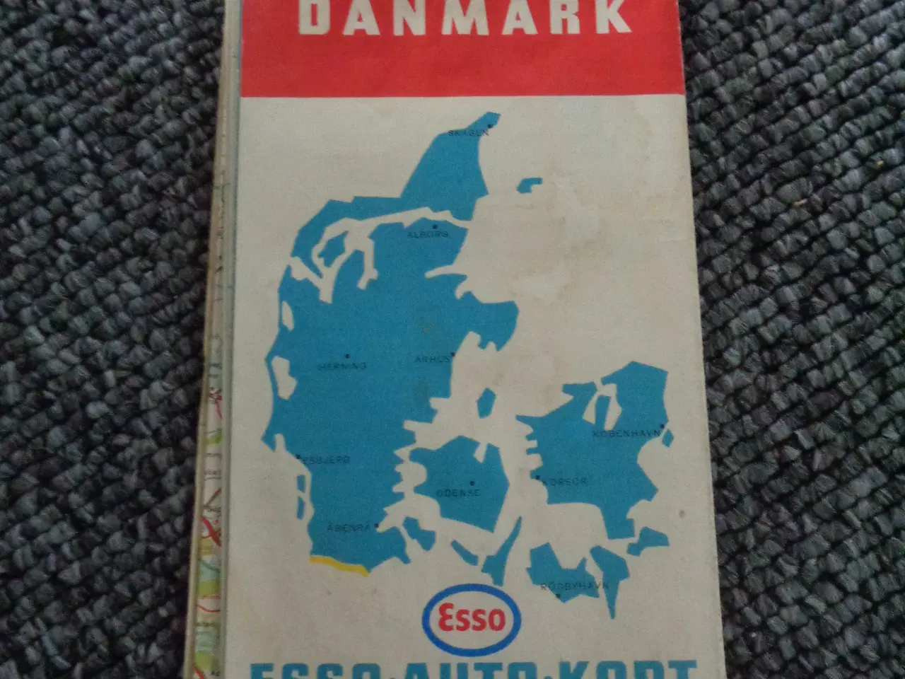 Billede 1 - Ældre Danmarks kort 