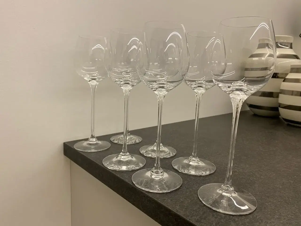 Billede 1 - 7 Holmegaard Fontaine hvid vins glas