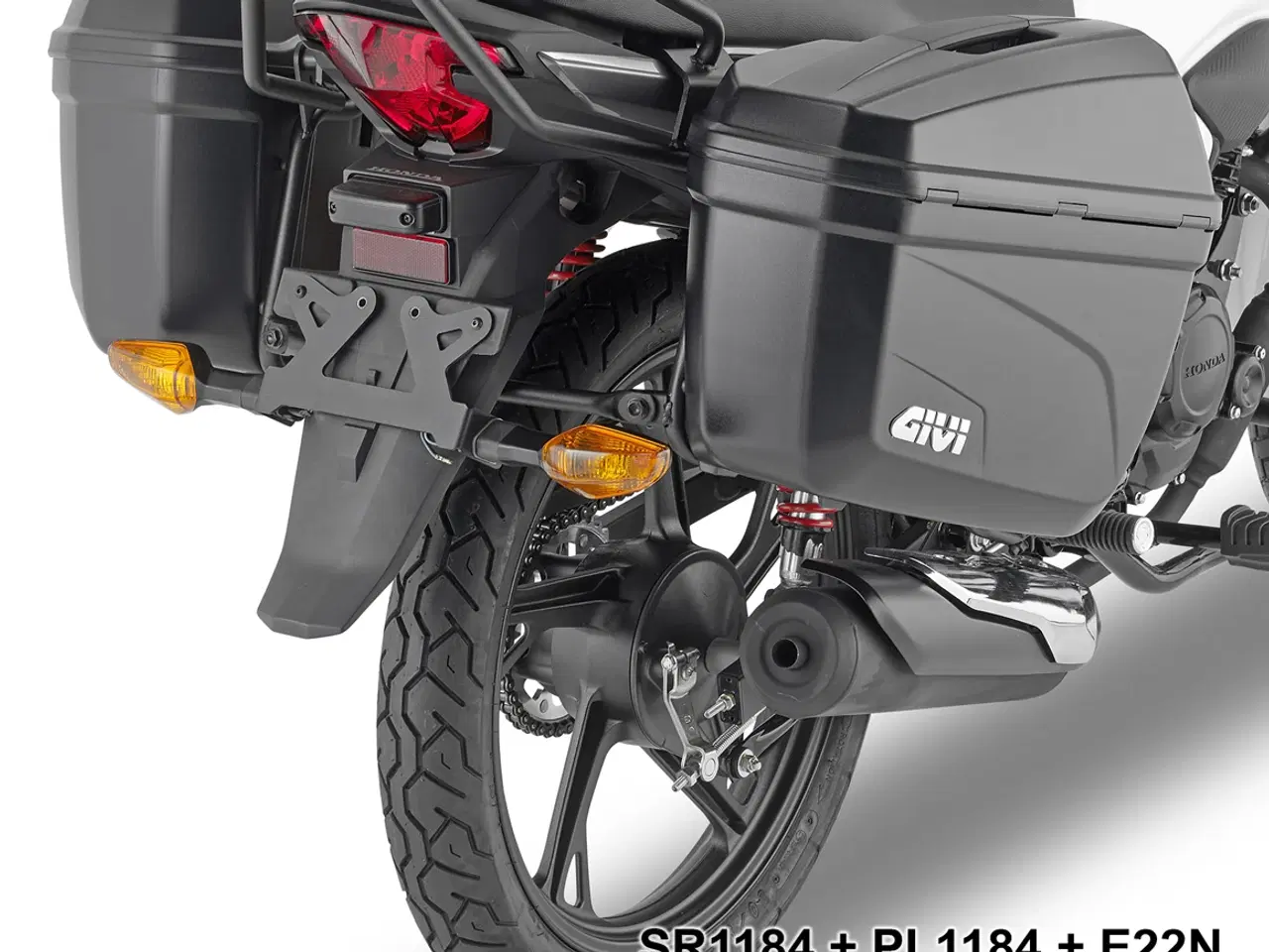 Billede 1 - Sidetasker Honda CB125F Givi