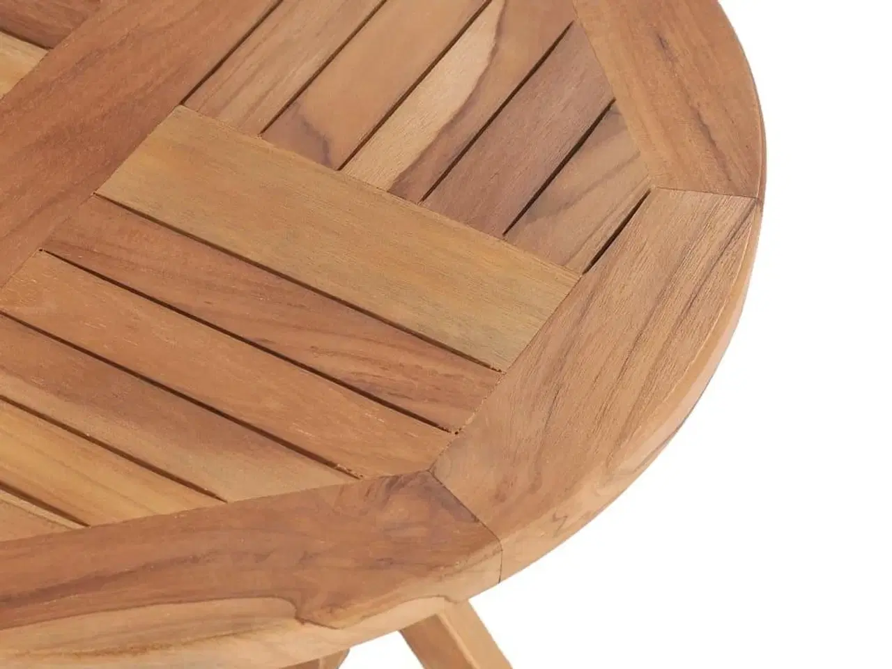 Billede 6 - Foldbart havebord 45 cm massivt teaktræ