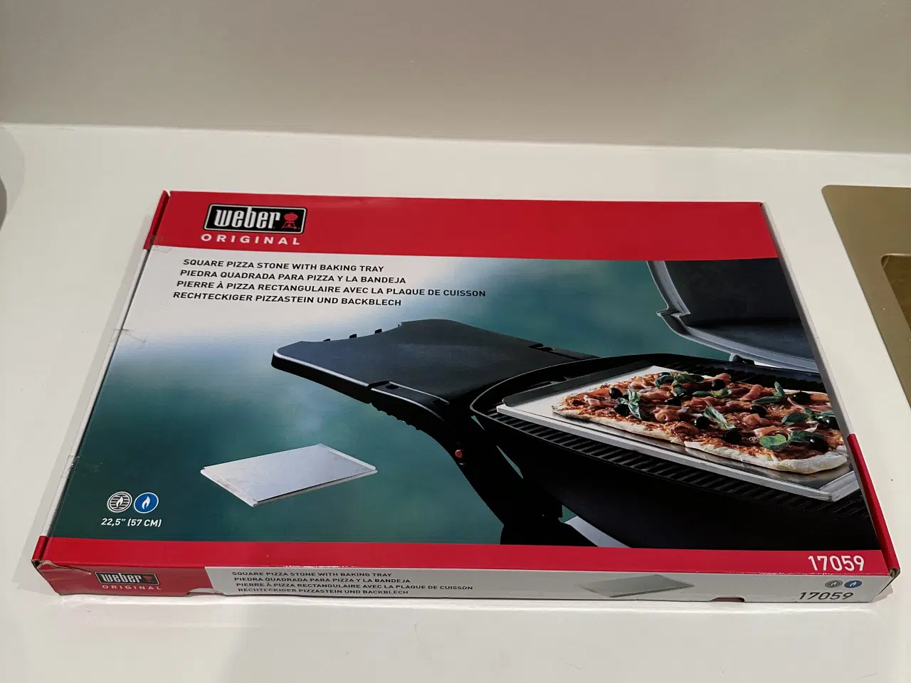 Billede 1 - Weber pizzasten med bageplade