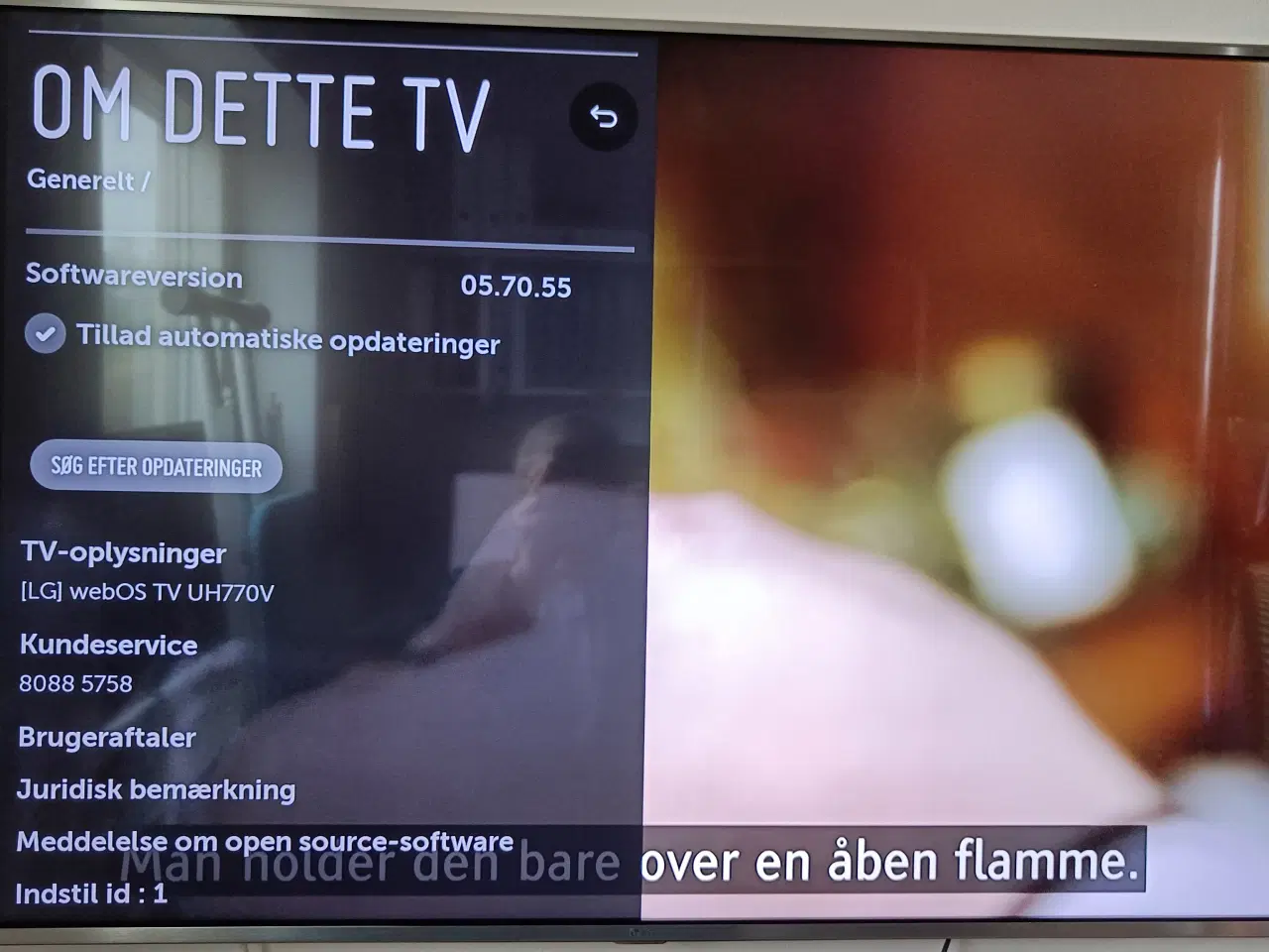 Billede 1 - LG TV 55" m. Magic remote.