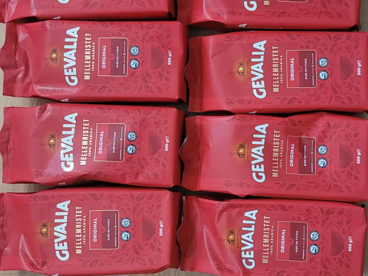 Billede 1 - 10 stk Gevalia Original Mellemristet 500g