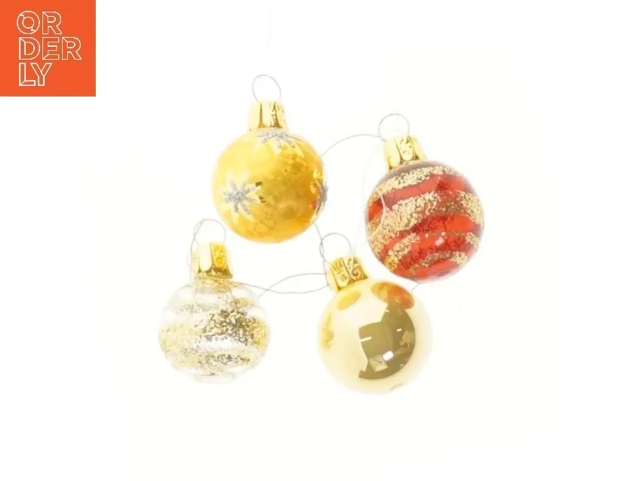 Billede 2 - Julekugler sæt (str. Ø 3 cm)
