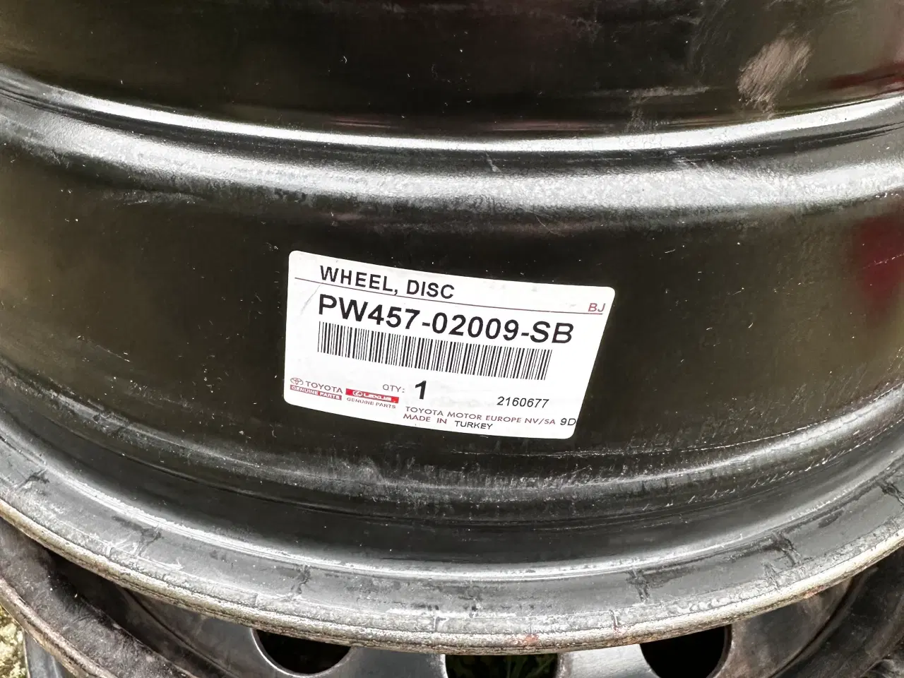 Billede 3 - Toyota 16”stålfælge med dæk tryk sensor 