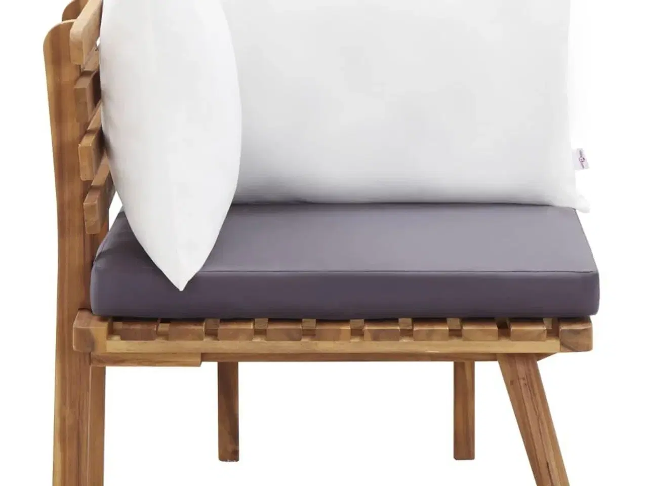 Billede 5 - Loungesæt til haven 5 dele massivt akacietræ