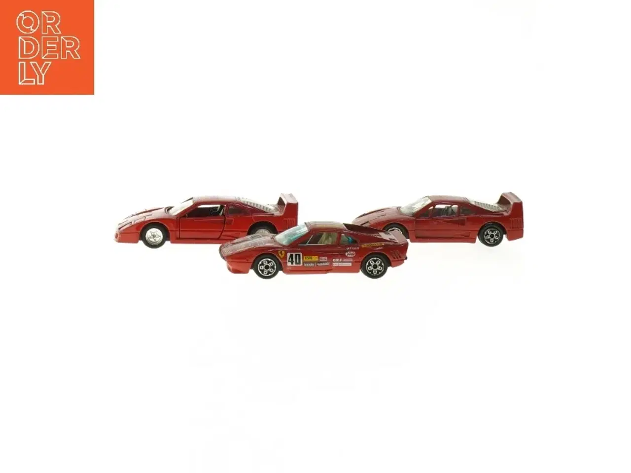 Billede 1 - Ferrari modelbiler, 3 stk (str. 3 stk 11x5 cm)