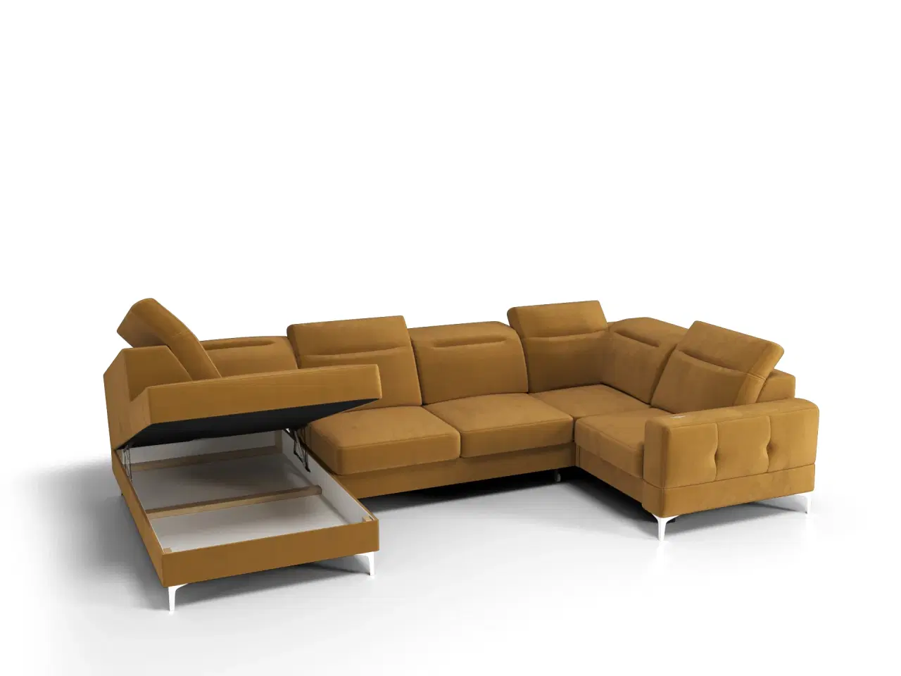 Billede 16 - MALI MAX II HJØRNESOFA MED SOVEFUNKTION OG RELAX FUNKTION 165x350x185 CM