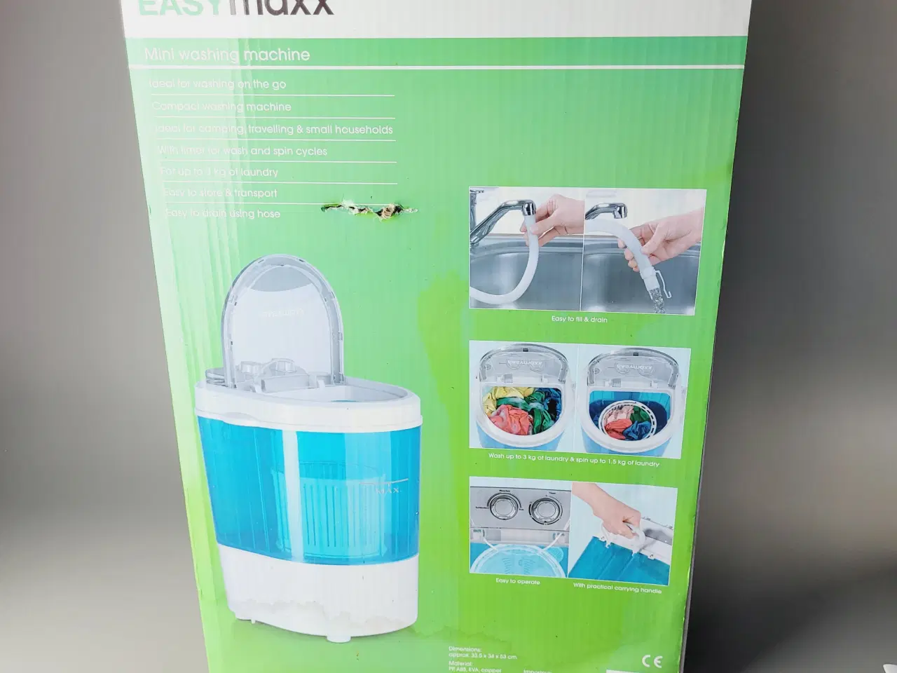 Billede 3 - ⭐️· Easymaxx Mini Vaskemaskine
