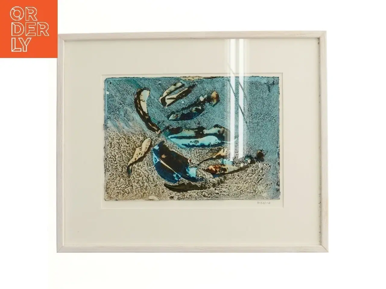 Billede 1 - Litografi af (str. 45x55 cm)