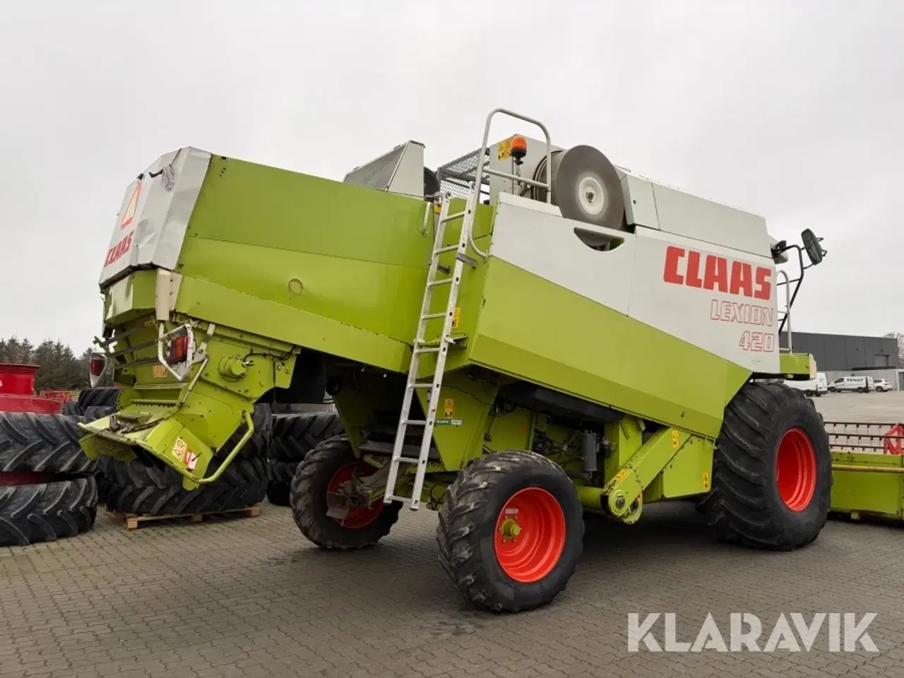 Billede 6 - Mejetærsker Claas Lexion 420 med C600 skærebord