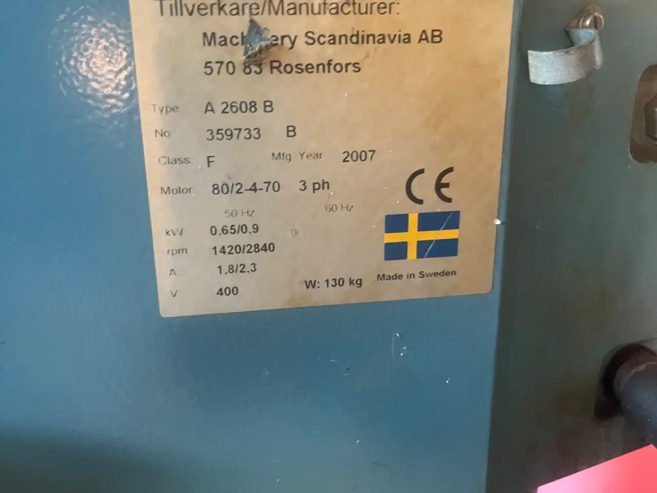 Billede 2 - Svensk kvalitets Søjleboremaskine 