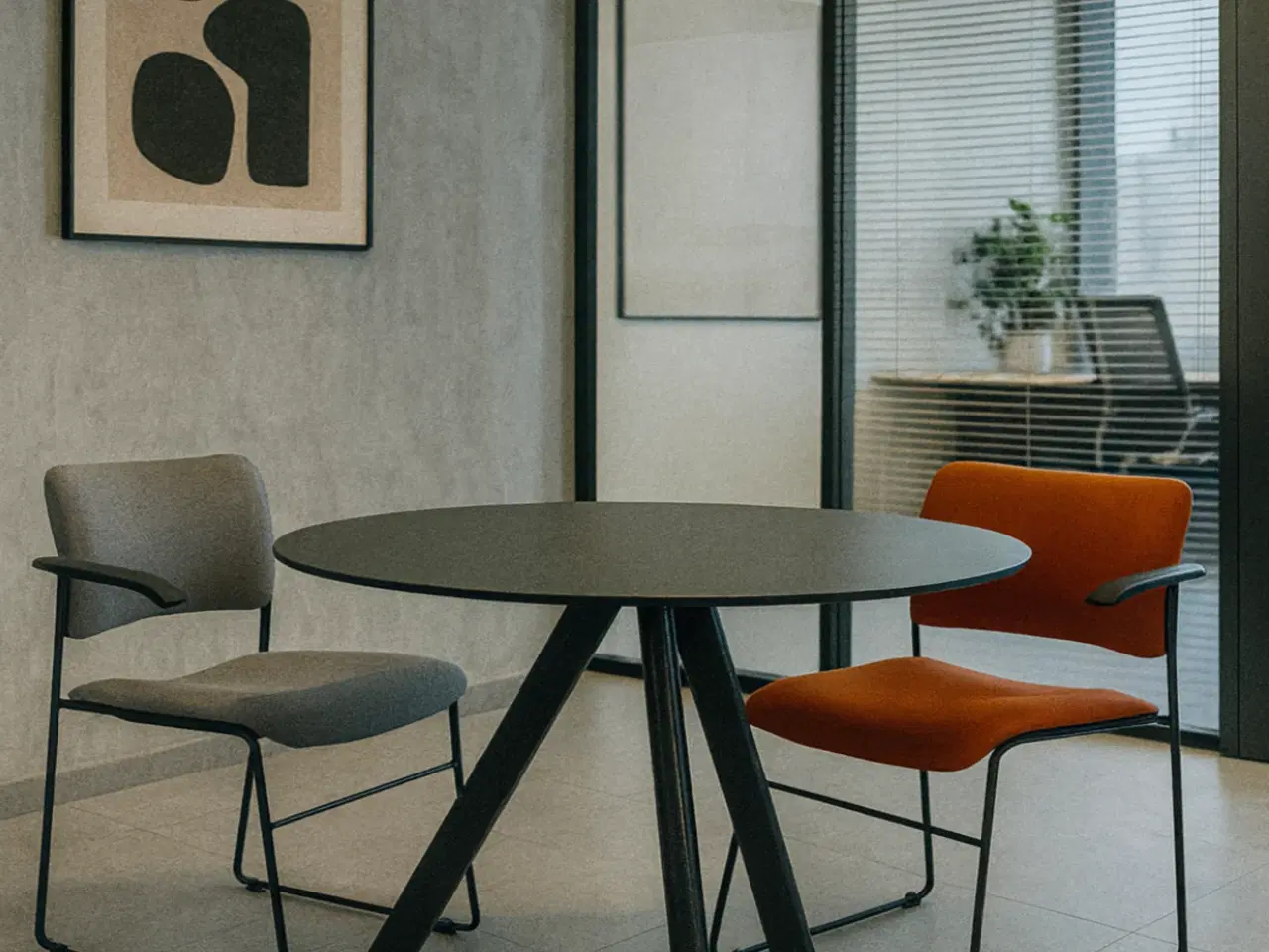 Billede 2 - 40/4 Konferencestol - Howe (Orange)