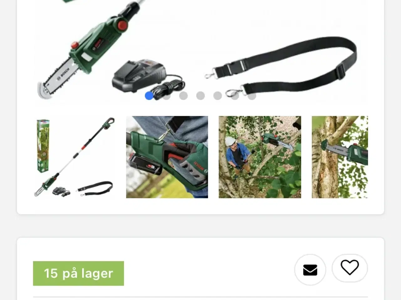 Billede 4 - Ny teleskopsav bosche 18 uden batteri