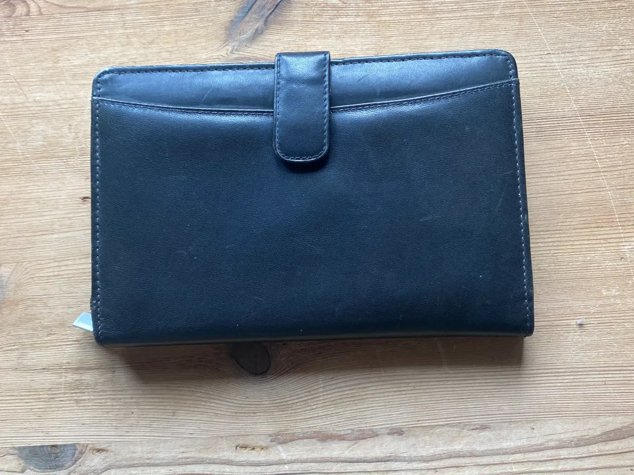 Billede 1 - Læder mappe til kreditkort mm