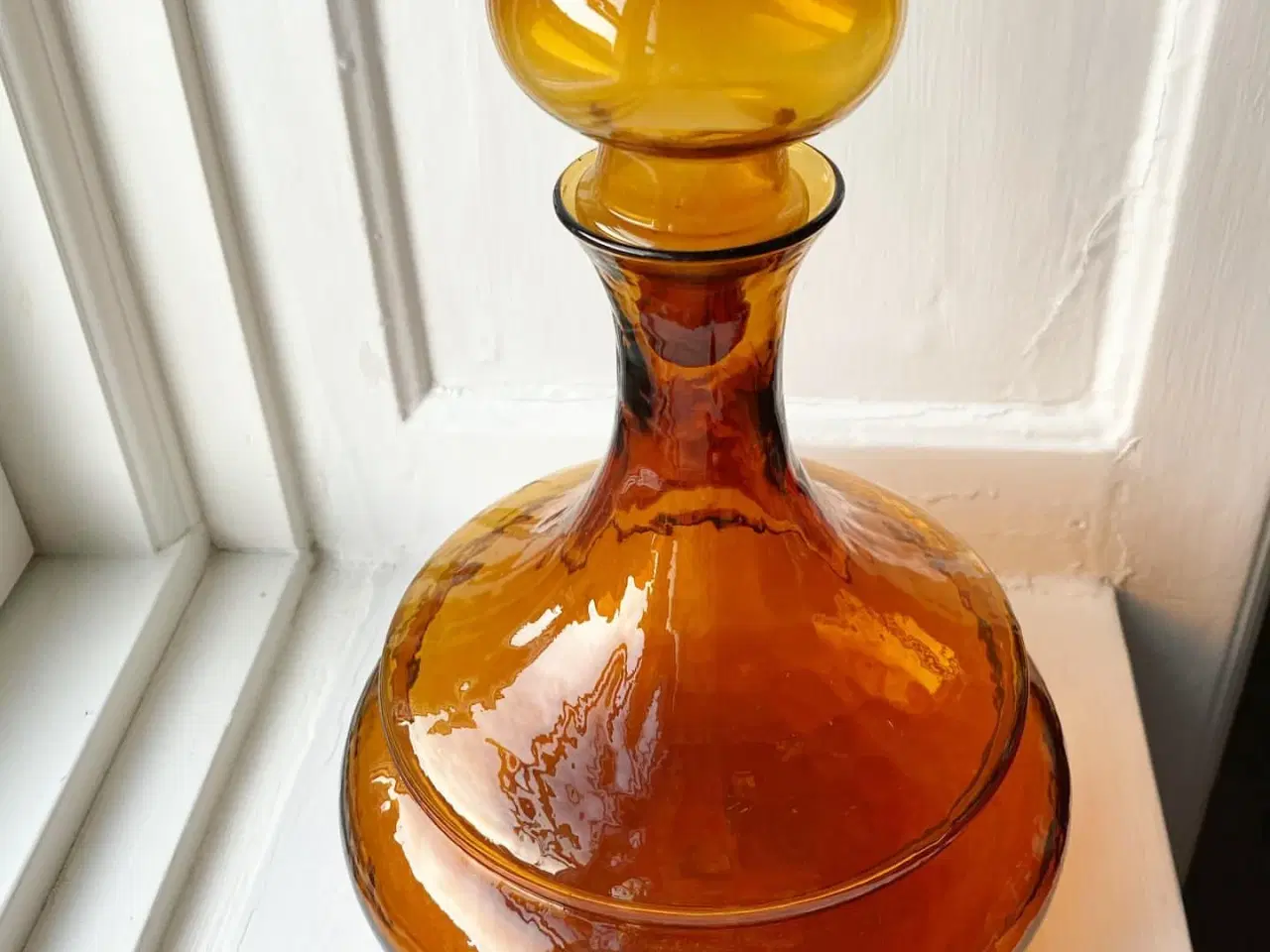 Billede 2 - Brunt glas, buttet