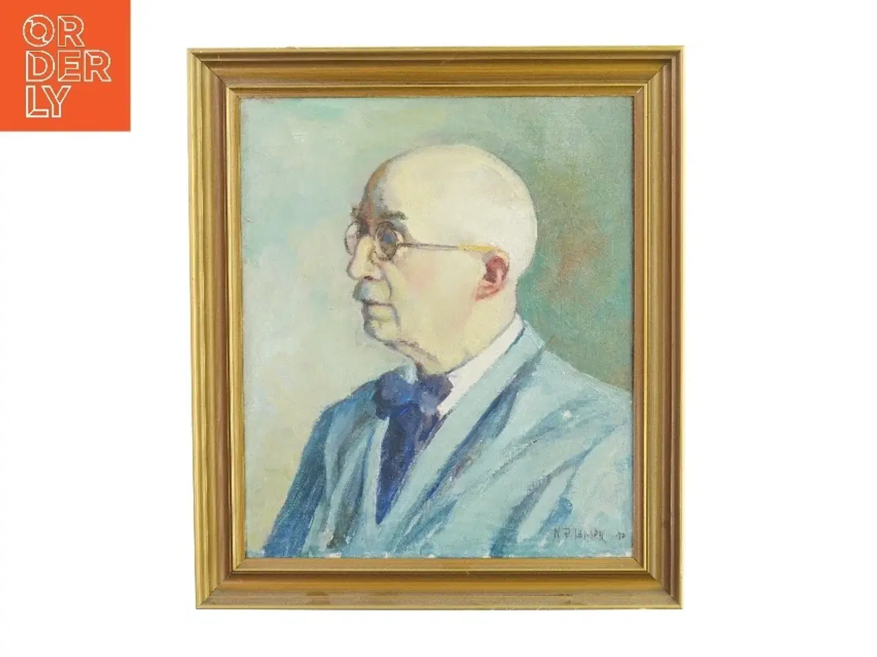 Billede 1 - Billedramme med billede fra Ukendt (str. LB:46x40cm)