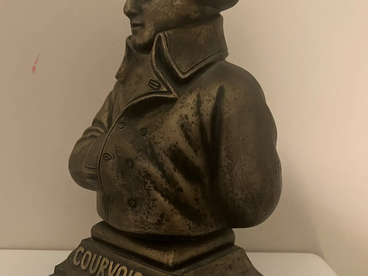 Billede 3 - Flot gammel Courvoisier cognac reklame buste 