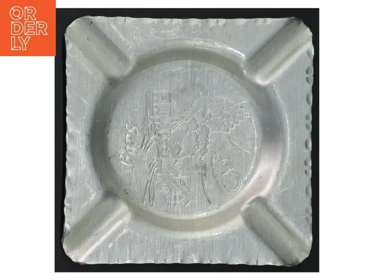 Billede 2 - Askebæger i aluminium (str. 13,5 x 13,5 cm)