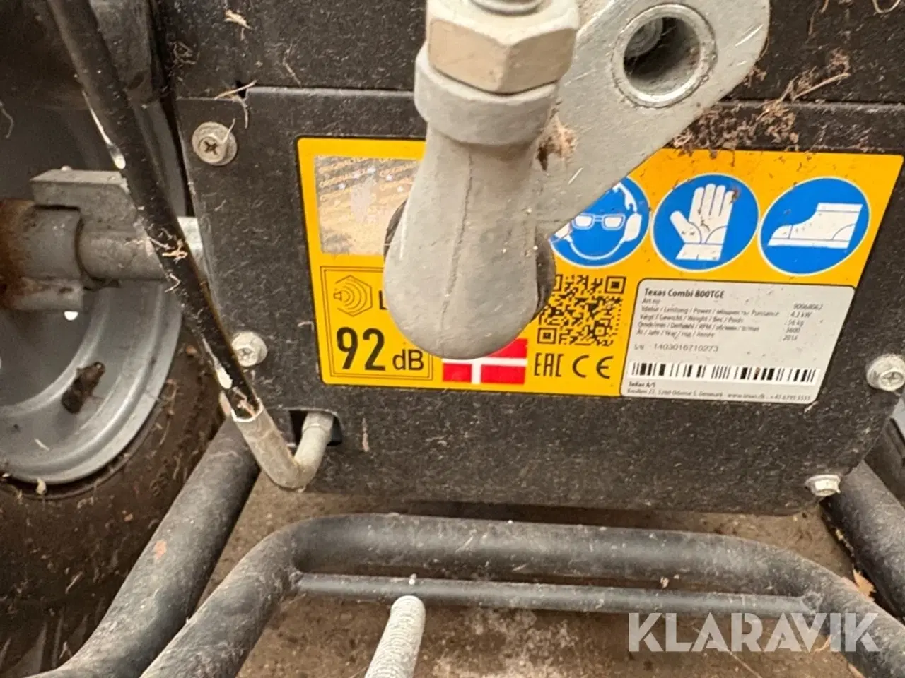 Billede 10 - Fejemaskine med Sneslynge Texas Combi 800TGE