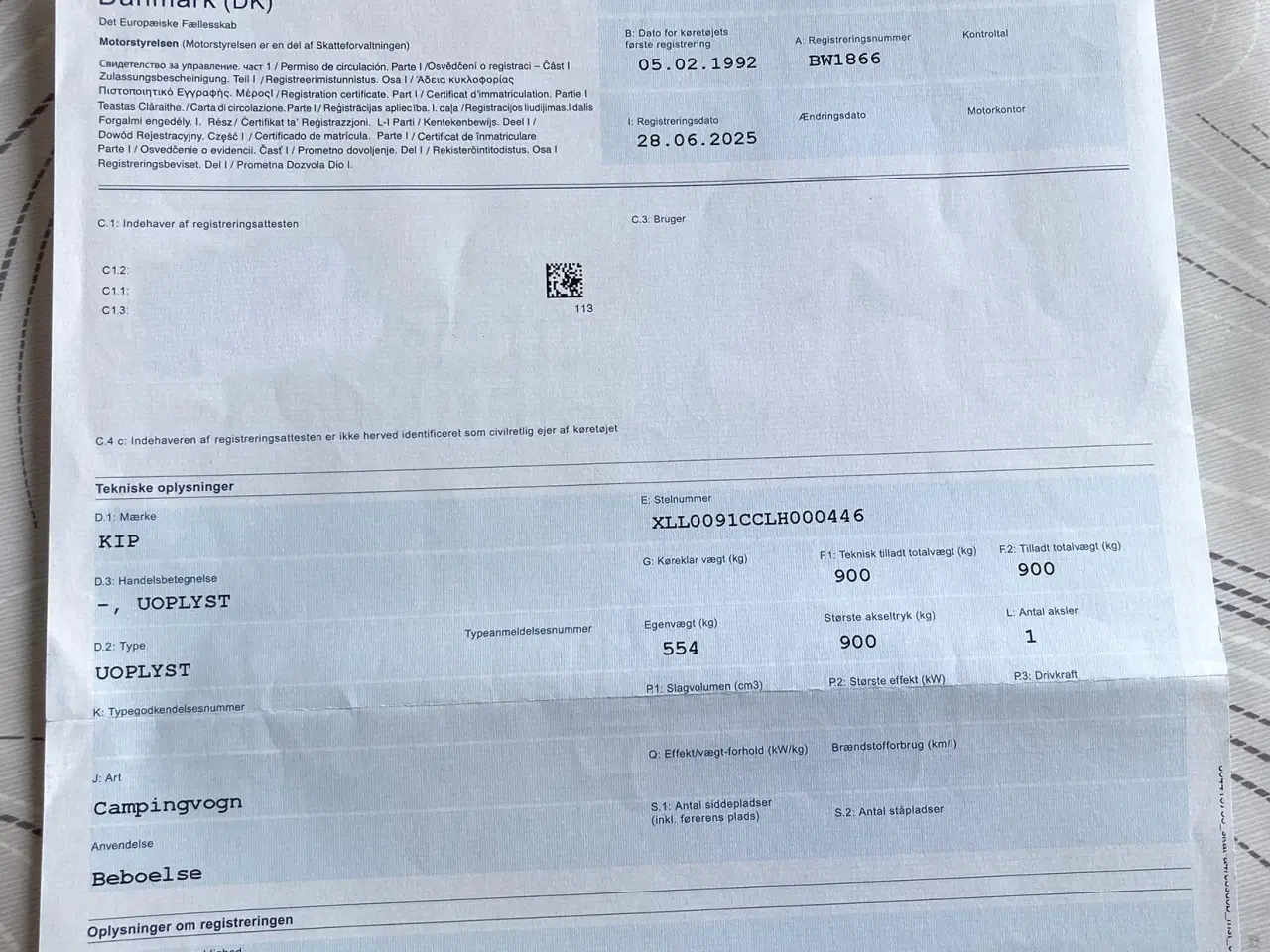 Billede 10 - Let campingvogn - perfekt til EL-bil