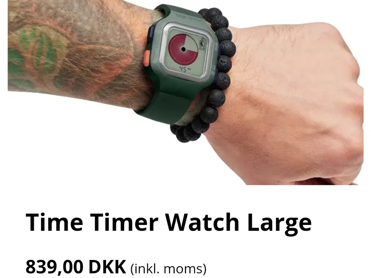 Billede 1 - Ny time timer armbåndsur til voksne