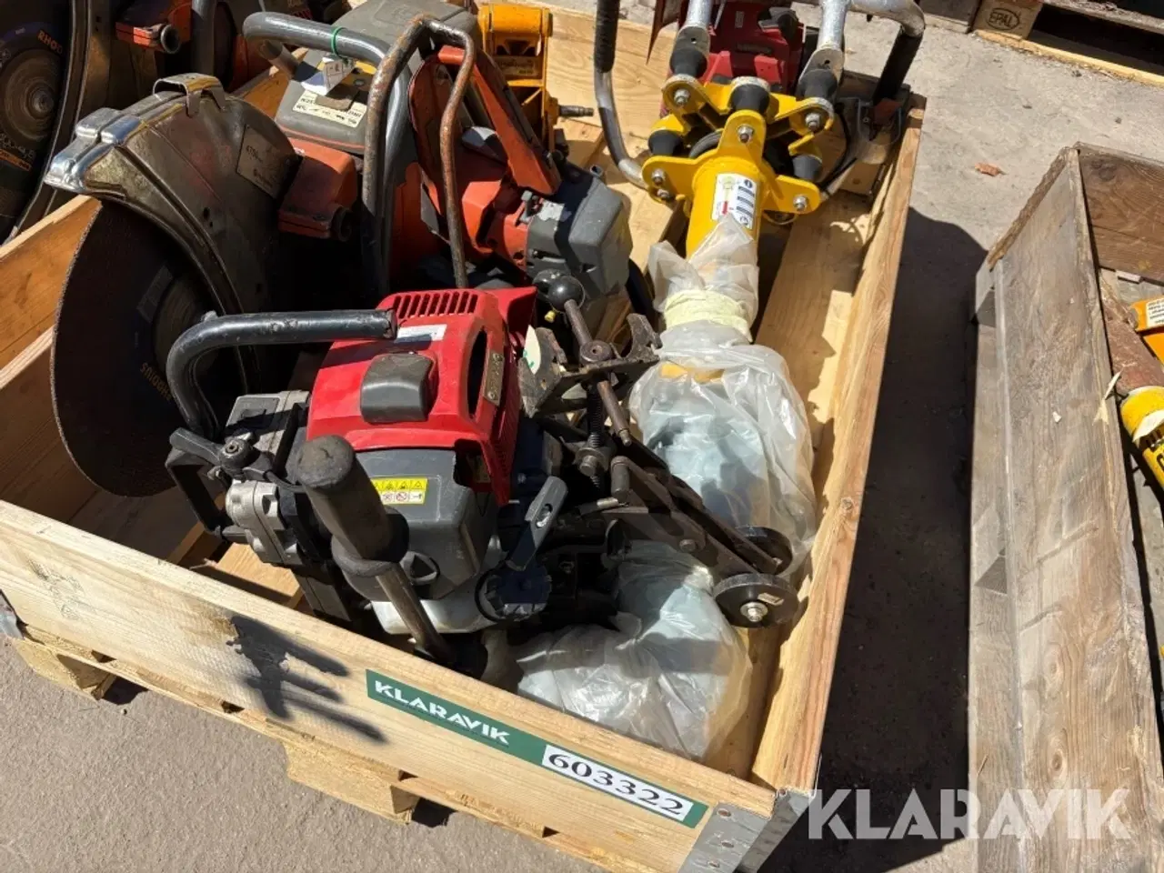 Billede 5 - Lot Svingstopper, Kapsav, Skinneskruemaskine, Skinneboremaskine ,