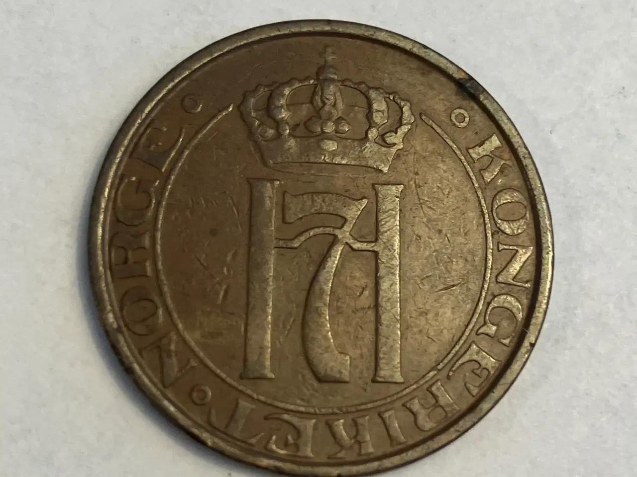 Billede 2 - 5 Øre 1932 Norge