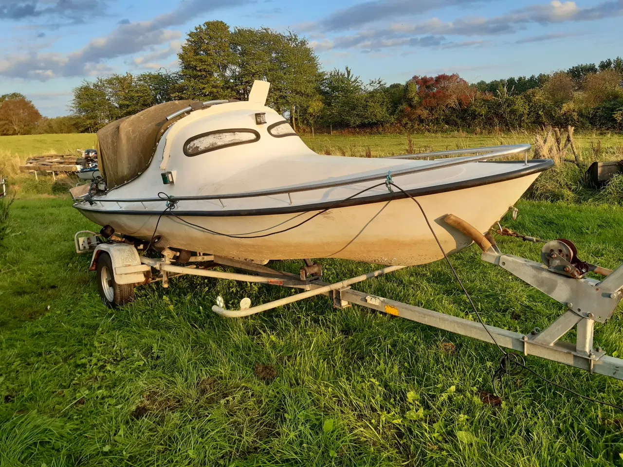 Billede 2 - Mopa inkl. Evinrude motor og Brenderup bådtrailer