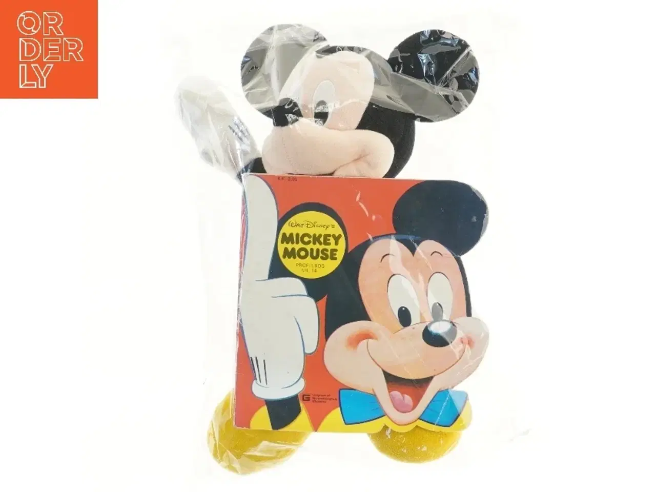 Billede 1 - Mickey Mouse bamse med profilbog fra Disney (str. 35x20 cm)