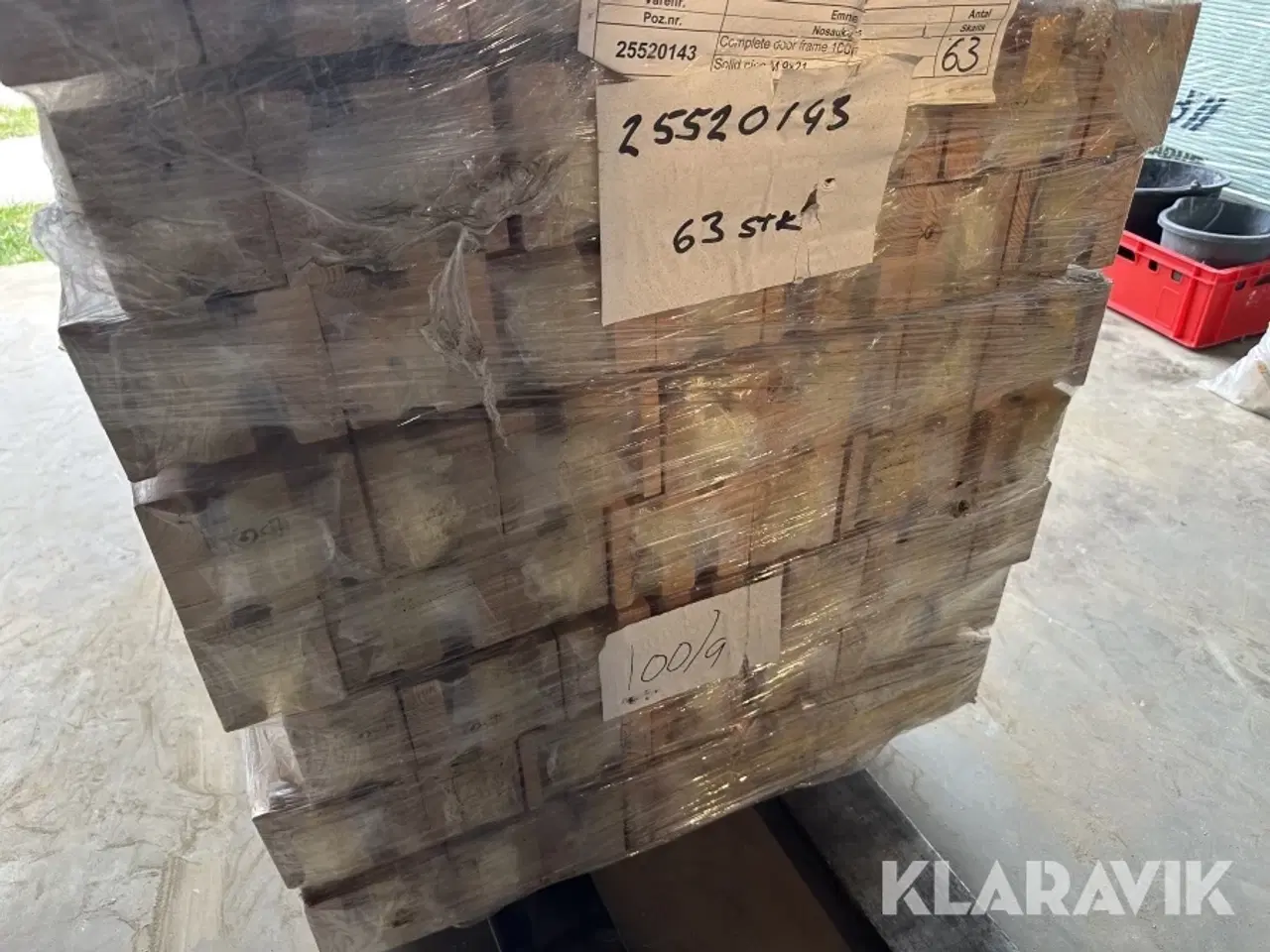 Billede 3 - Dørkarme Solid Pine M 9x21 Ubehandlet 63 Styk