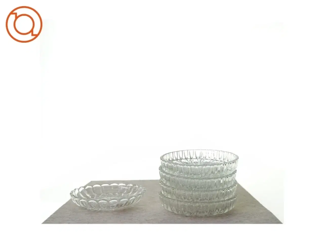 Billede 1 - Glas asietter fra Udkant (str. 15 cm)