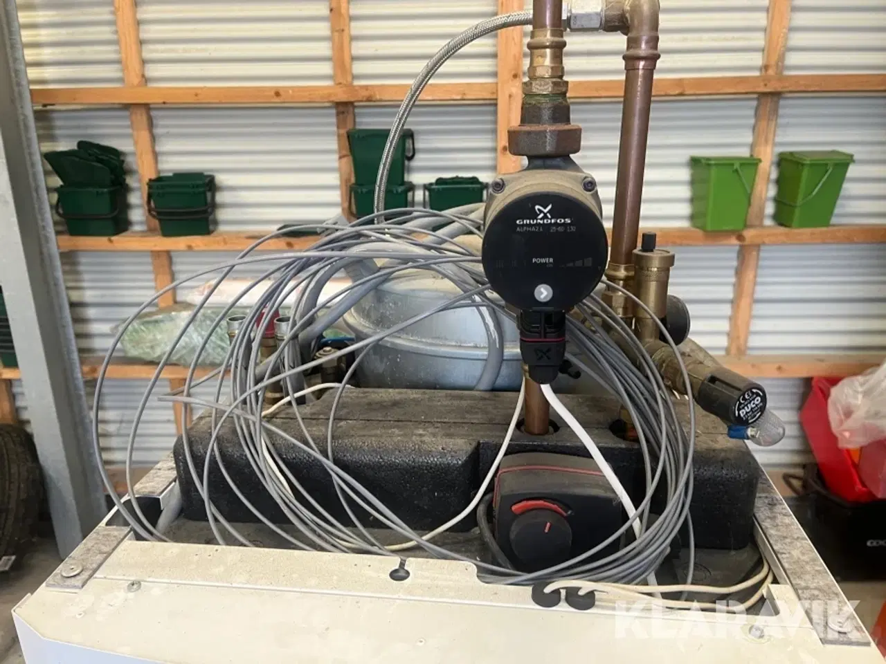 Billede 11 - Luft til vand varmepumpe CTC EcoAir 410 inde og ude del.