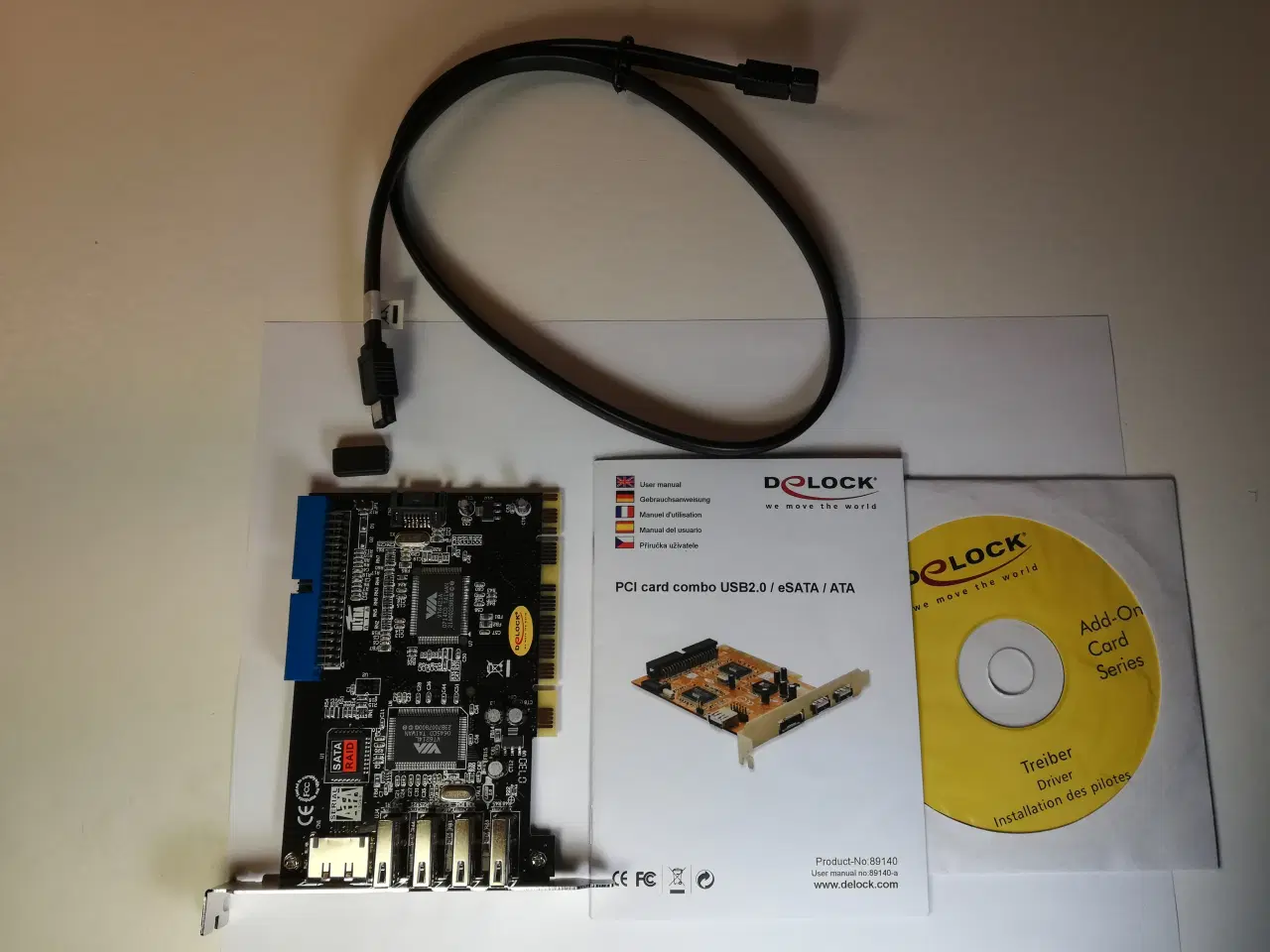 Billede 8 - Delock USB 2.0/eSATA/ATA PCI Combo Card        